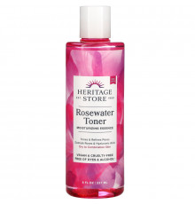 Heritage Store, Тоник для лица с розовой водой, Лепестки розы, 8 ж. унц.(237 мл)