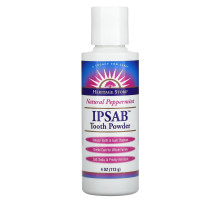 Heritage Store, Зубной порошок IPSAB, натуральная мята перечная, 4 унций (113 г)
