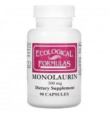 Ecological Formulas, Monolaurin, 300 mg, 90 Capsules