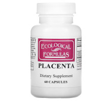 Cardiovascular Research Ltd. Ecological Formulas Placenta (Lyophilized) 60 Capsules