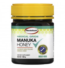 ManukaGuard, Medical Grade Manuka Honey, MGO 400, 8.8 oz (250 g)