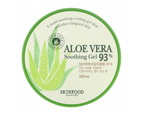 Skinfood, Aloe Vera 93% Soothing Gel, 300 ml Skinfood, Aloe Vera 93% Soothing Gel, 300 ml