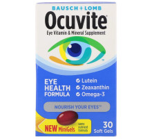 Bausch & Lomb Ocuvite, Формула Здоровья Глаз, 30 Гелевых Капсул