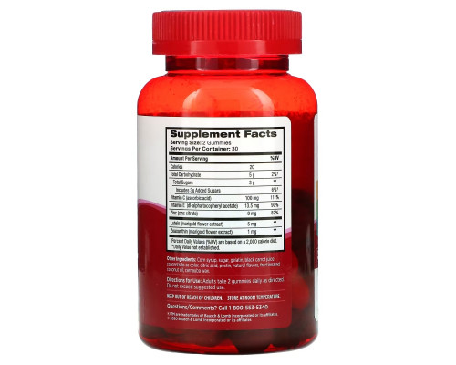 Bausch & Lomb Ocuvite, Уход за здоровьем глаз, Вкус Ягод, 60 Взрослых Мармеладок Bausch & Lomb Ocuvite, Уход за здоровьем глаз, Вкус Ягод, 60 Взрослых Мармеладок