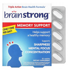 BrainStrong, Memory Support, 30 Caplets