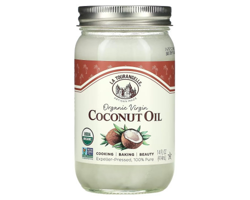 La Tourangelle, Organic Virgin Coconut Oil, 14 fl oz (414 ml) La Tourangelle, Organic Virgin Coconut Oil, 14 fl oz (414 ml)