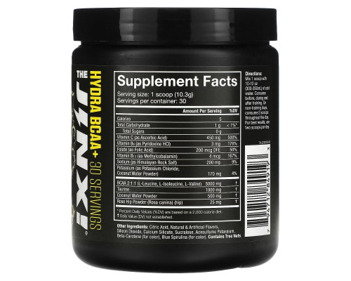 JNX Sports, The Hydra BCAA+, Lemon Lime, 10.8 oz (309 g) JNX Sports, The Hydra BCAA+, Lemon Lime, 10.8 oz (309 g)