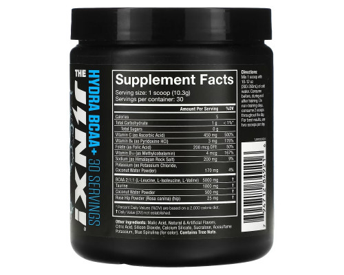 JNX Sports, The Hydra BCAA+, Blue Raspberry, 10.8 oz (309 g) JNX Sports, The Hydra BCAA+, Blue Raspberry, 10.8 oz (309 g)