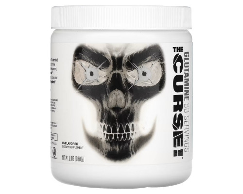 JNX Sports, The Curse, Glutamine, Unflavored, 10.6 oz (300 g) JNX Sports, The Curse, Glutamine, Unflavored, 10.6 oz (300 g)