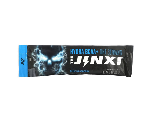 JNX Sports, The Jinx, Hydra BCAA+, Blue Raspberry, 1 Stick, 0.36 oz (10.3 g) JNX Sports, The Jinx, Hydra BCAA+, Blue Raspberry, 1 Stick, 0.36 oz (10.3 g)