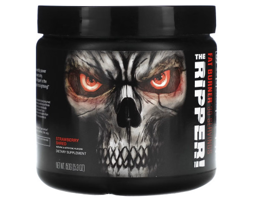 JNX Sports, The Ripper, жиросжигатель, клубничный клочок, 150 г (5,3 унции) JNX Sports, The Ripper, жиросжигатель, клубничный клочок, 150 г (5,3 унции)