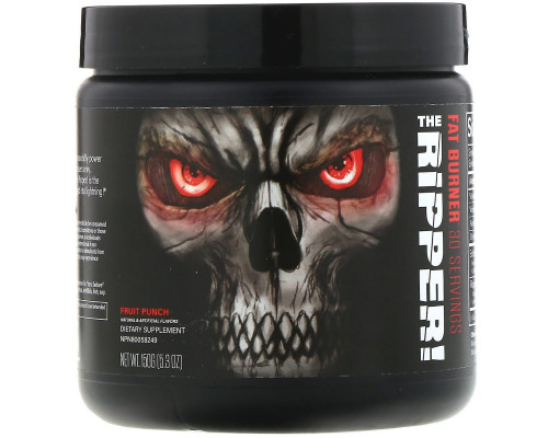 Cobra Labs, The Ripper, жиросжигающая добавка, фруктовый пунш, 150 г Cobra Labs, The Ripper, жиросжигающая добавка, фруктовый пунш, 150 г
