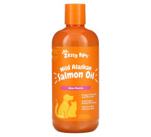 Zesty Paws, жир дикого аляскинского лосося, для собак и кошек любого возраста, для здоровья кожи и шерсти, 473 мл (16 жидк. унций)