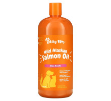 Zesty Paws, Wild Alaskan Salmon Oil for Dogs & Cats, Skin Health, All Ages, 32 fl oz (946 ml)