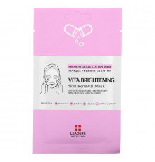 Leaders, Vita Brightening Skin Renewal Beauty Mask, 1 Sheet, 0.84 fl oz (25 ml)
