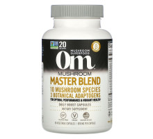 Om Mushrooms, Mushroom Master Blend, 675 mg, 80 Vegetable Capsules