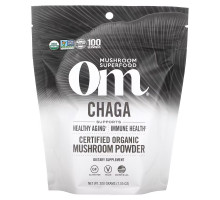 Om Mushrooms, Certified Organic Mushroom Powder, Chaga, 7.05 oz ( 200 g)