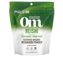 Om Mushrooms, Certified Organic Mushroom Powder, Reishi, 7.05 oz (200 g)