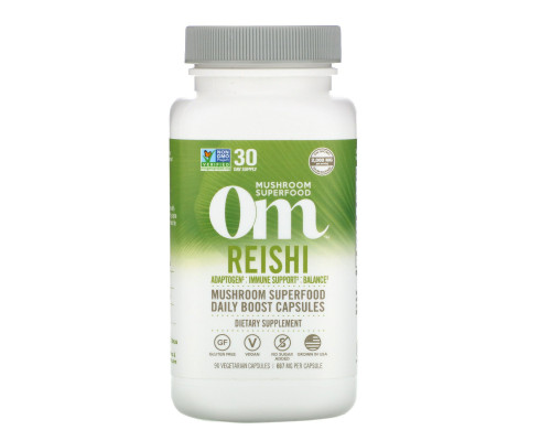 Organic Mushroom Nutrition, Reishi, 667 mg, 90 Vegetarian Capsules Organic Mushroom Nutrition, Reishi, 667 mg, 90 Vegetarian Capsules