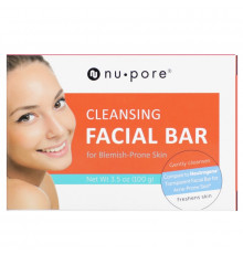 Nu-Pore, Мыло для лица, для кожи, склонной к акне, 3,5 унц. (100 г)