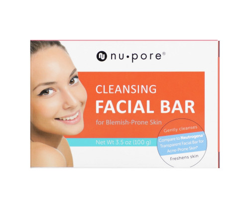 Nu-Pore, Мыло для лица, для кожи, склонной к акне, 3,5 унц. (100 г) Nu-Pore, Мыло для лица, для кожи, склонной к акне, 3,5 унц. (100 г)