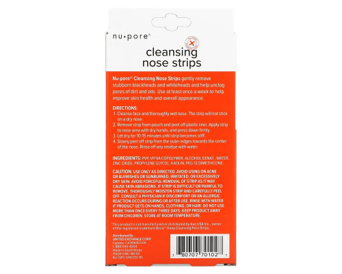 Nu-Pore, Cleansing Nose Strips, 3 Nose Strips