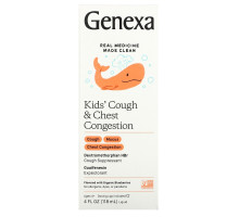 Genexa, Kid's Cough & Chest Congestion, Organic Blueberries, 4 fl oz (118 ml)