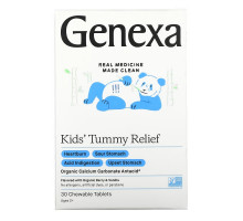 Genexa, Kid's Tummy Relief, Ages 2+, Organic Berry & Vanilla , 30 Chewable Tablets