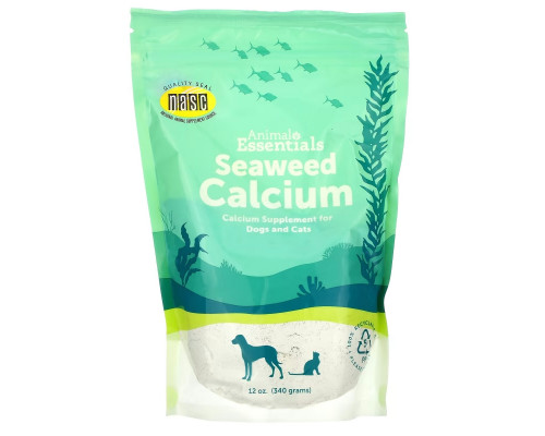Animal Essentials, Кальций из морских водорослей, Для собак и кошек, 12 унц. (340 г) Animal Essentials, Кальций из морских водорослей, Для собак и кошек, 12 унц. (340 г)