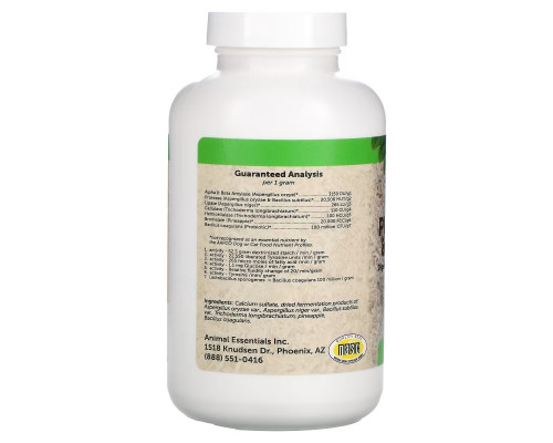 Animal Essentials, Растительные энзимы и пробиотики, Для собак и кошек, 10,6 унц. (300 г) Animal Essentials, Растительные энзимы и пробиотики, Для собак и кошек, 10,6 унц. (300 г)