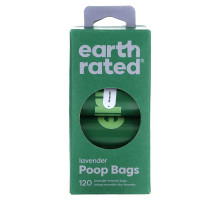 Earth Rated, Dog Poop Bags, Lavender, 120 Bags