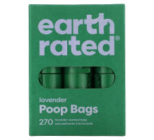 Earth Rated, Dog Poop Bags, Lavender, 270 Bags