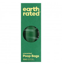 Earth Rated, Dog Waste Bags, Unscented, 300 Bags