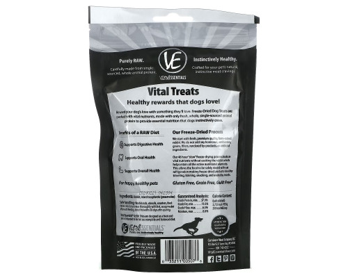 Vital Essentials, Vital Dog, сублимированные лакомства для собак, укусы кроликов, 56,7 г (2 унции) Vital Essentials, Vital Dog, сублимированные лакомства для собак, укусы кроликов, 56,7 г (2 унции)