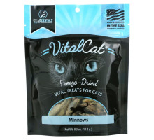 Vital Essentials, Vital Cat, Freeze Dried Treats for Cats, Minnows, 0.5 oz (14.2 g)