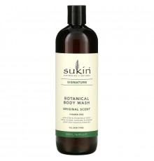 Sukin, Super Greens, растительный гель для душа, натуральный аромат, 16,91 ж. унц. (500 мл)