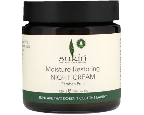 Sukin, Moisture Restoring Night Cream, 4.06 fl oz (120 ml) Sukin, Moisture Restoring Night Cream, 4.06 fl oz (120 ml)
