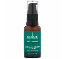 Sukin, Super Greens, восстанавливающая сыворотка для лица, 1,01 ж. унц. (30 мл)