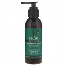 Sukin, Super Greens, Nutrient Rich Facial Moisturiser, 4.23 fl oz (125 ml)