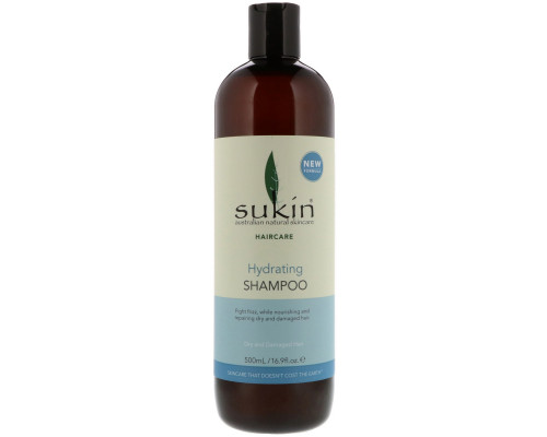 Sukin, Hydrating Shampoo, Dry and Damaged Hair, 16.9 fl oz (500 ml) Sukin, Hydrating Shampoo, Dry and Damaged Hair, 16.9 fl oz (500 ml)