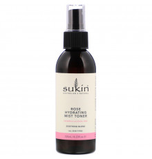 Sukin, Rose Hydrating Mist Toner, 4.23 fl oz (125 ml)