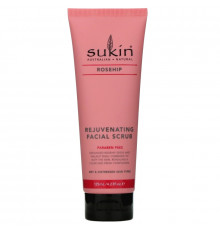 Sukin, Rejuvenating Facial Scrub, Rosehip, 4.23 fl oz (125 ml)