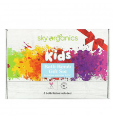 Sky Organics, Детские бомбы для ванны с игрушками-сюрпризами, 6 бомб для ванны