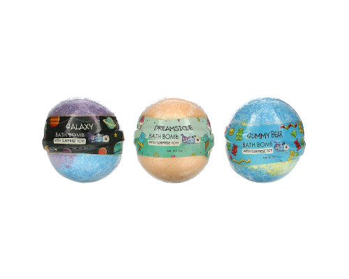 Sky Organics, Детские бомбы для ванны с игрушками-сюрпризами, 6 бомб для ванны Sky Organics, Детские бомбы для ванны с игрушками-сюрпризами, 6 бомб для ванны