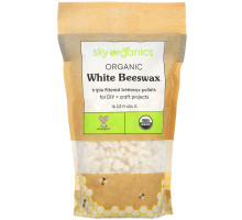 Sky Organics, Organic, White Beeswax Pellets , 16 oz (453 g)