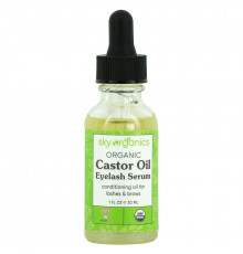 Sky Organics, Organic Castor Oil, Eyelash Enhancer Serum, 1 fl oz (30 ml)