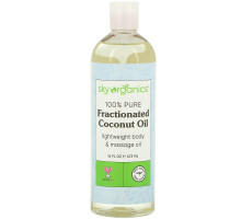 Sky Organics, Fractionated Coconut Oil, 100% Pure and Natural, 16 fl oz (473 ml)