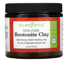 Sky Organics, Indian Healing Clay, 100% Pure and Natural Grade A, 16 oz (454 g)