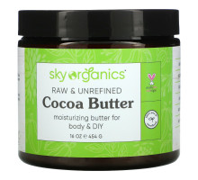 Sky Organics, Cocoa Butter, Organic Unrefined Raw, 16 oz (454 g)