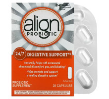 Align Probiotics, 24/7 Digestive Support, Probiotic Supplement, 28 Capsules